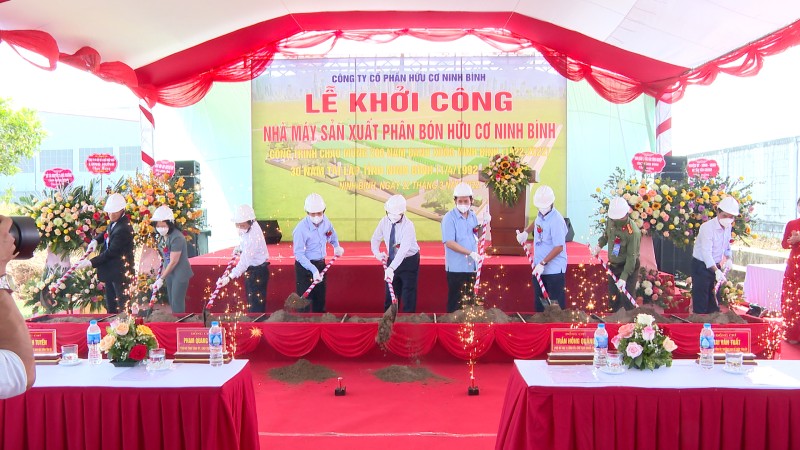 Khởi công xây dựng Nhà máy sản xuất phân bón hữu cơ Ninh Bình