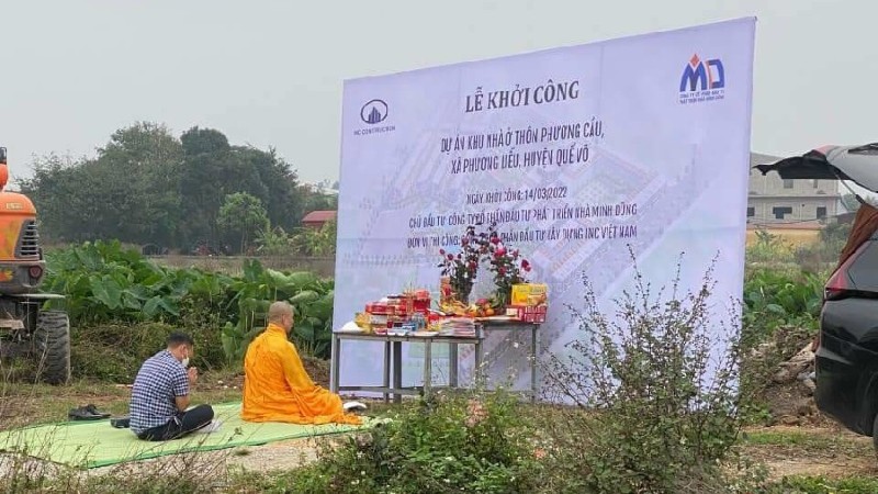 Chủ Đầu Tư Động Thổ Dự Án Nhà Ở Phương Cầu- Quế Võ