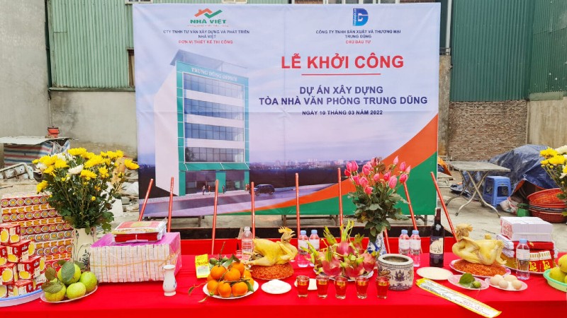 Lễ khởi công Dự án xây dựng tòa nhà Văn Phòng Trung Dũng