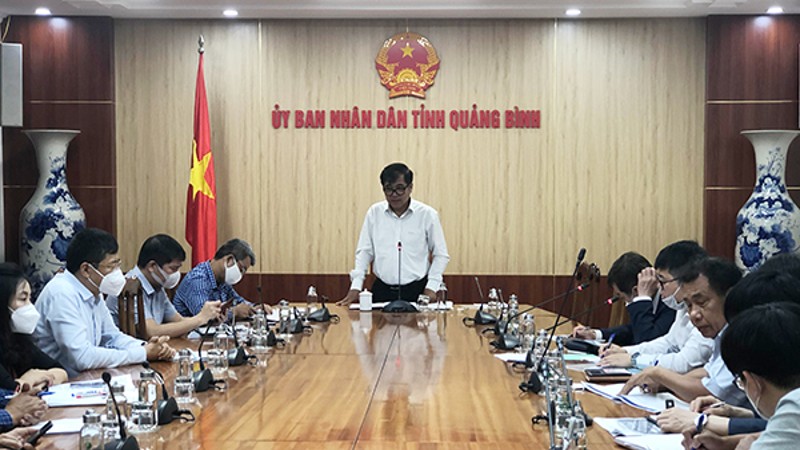 UBND tỉnh tổ chức buổi làm việc để nghe báo cáo tình hình thực hiện Dự án Nhà máy Sản xuất viên nén năng lượng Quảng Bình