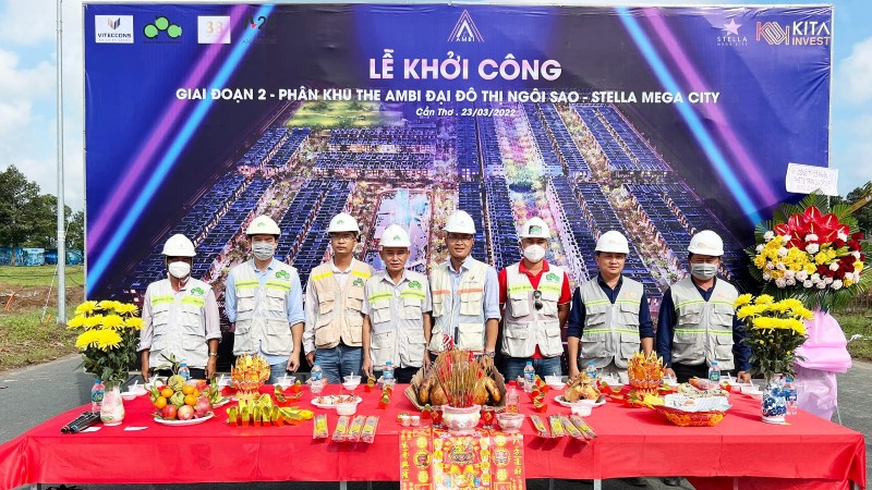 Viteccons khởi công giai đoạn 2 The Ambi – Đại đô thị ngôi sao, Stella Mega City Cần Thơ