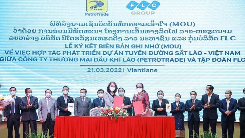 Doanh nghiệp Việt – Lào phối hợp xây dựng dự án đường sắt kết nối hai nước