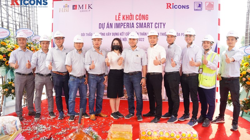 Ricons khởi công dự án Imperial Smart City – Tòa P5