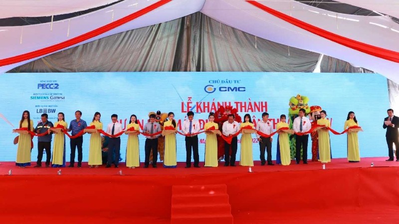 Khánh thành Dự án Nhà máy điện gió Tân Thuận do PECC2 là tổng thầu