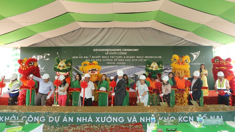 KCN Việt Nam khởi công xây dựng dự án nhà xưởng và nhà kho tại khu công nghiệp Hố Nai, tỉnh Đồng Nai