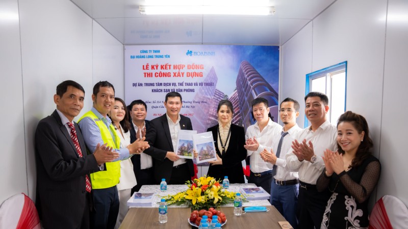Ký kết hợp đồng thi công xây dựng và khởi công dự án trung tâm dịch vụ thể thao – võ thuật – khách sạn và văn phòng