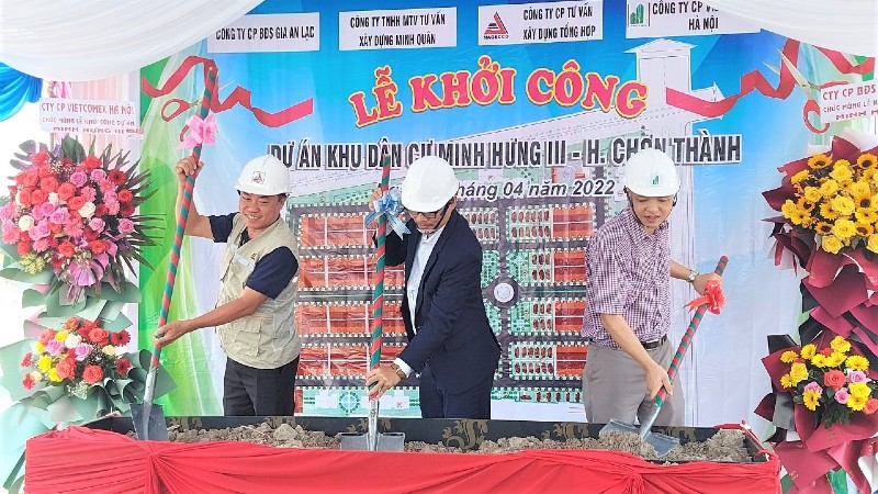 Lễ khởi công dự án khu dân cư Minh Hưng III