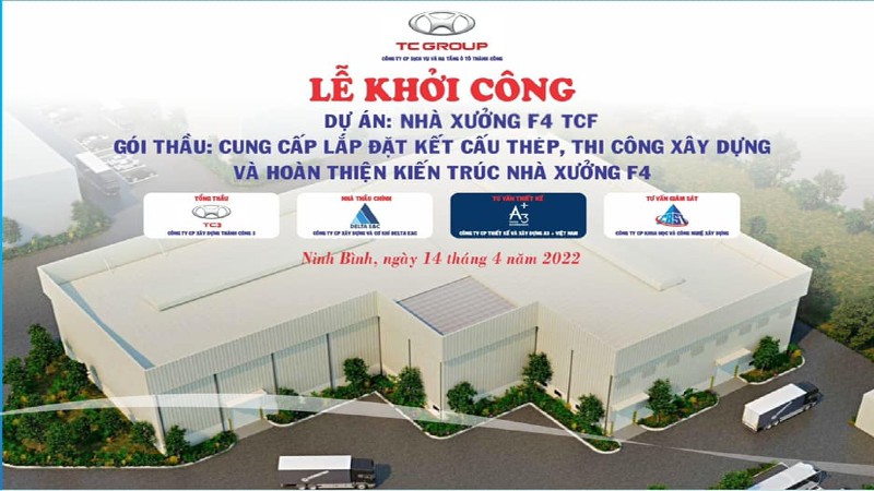 Delta E&C khởi công dự án nhà xưởng F4 TC-F Ninh Bình