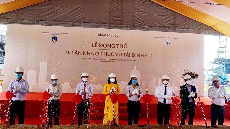 Tp.HCM khởi công 1.750 căn nhà ở tái định Cư cho người dân tại Thanh Đa, Q.Bình Thạnh
