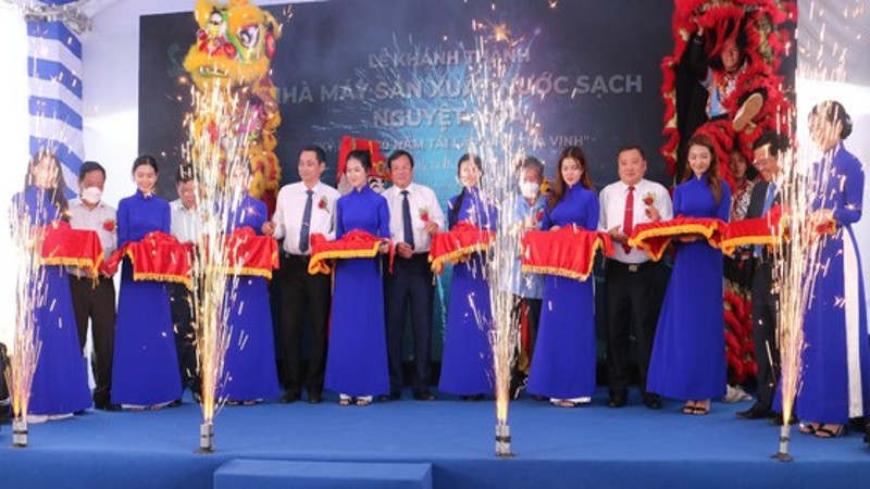 Trà Vinh: Khánh thành nhà máy sản xuất nước sạch trên 95 tỷ đồng