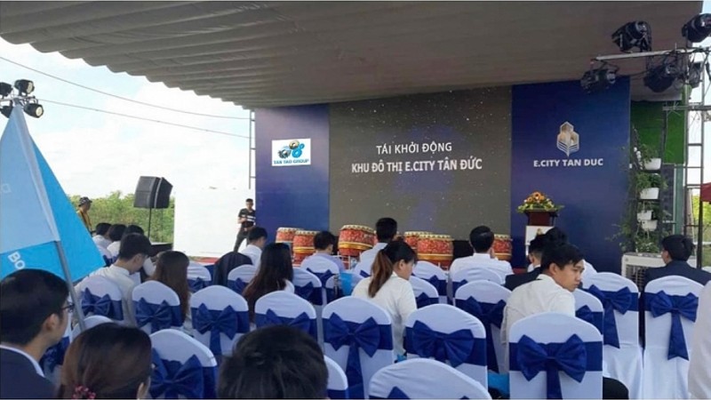 Tập đoàn Tân Tạo làm lễ phát quang và bàn giao mặt bằng thi công tại Dự án E.City Tân Đức