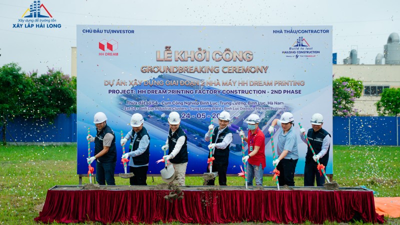 Khởi công Dự án xây dựng Nhà máy in Bao bì HH Dream Printing giai đoạn 2