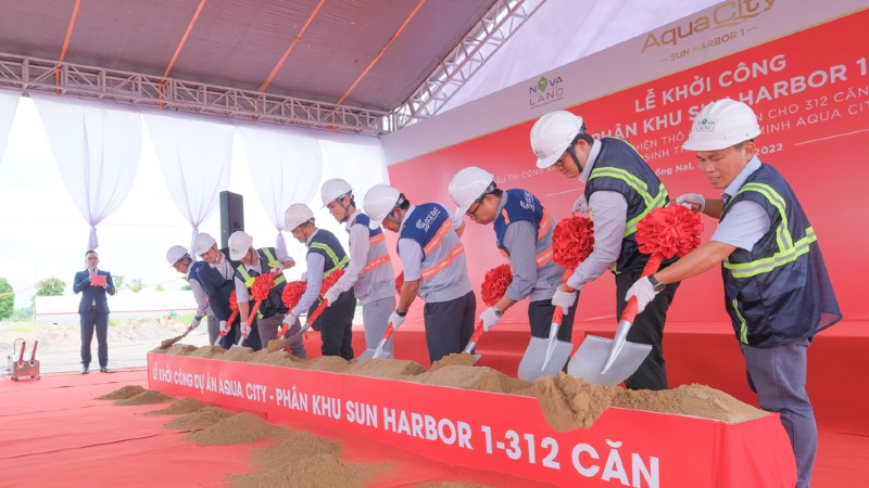 SOL E&C khởi công phân khu Sun Harbor 1 thuộc dự án đô thị sinh thái Aquacity