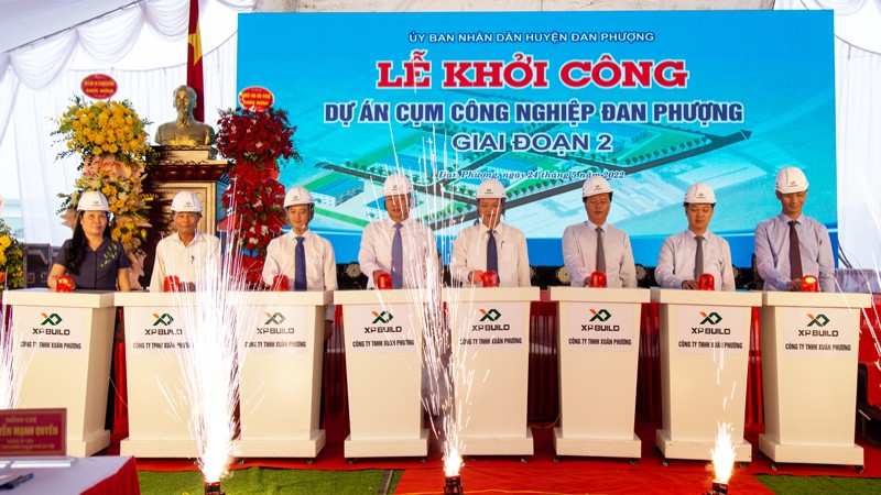 Khởi công xây dựng Cụm công nghiệp Đan Phượng – giai đoạn 2