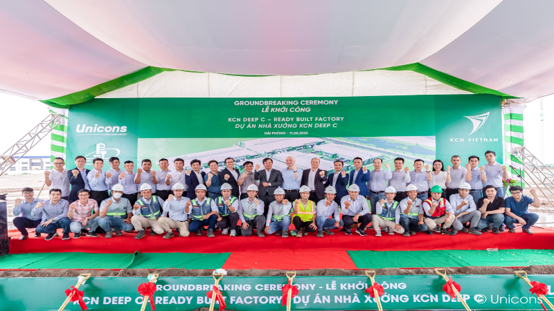 Unicons khởi công xây dựng dự án KCN Deep C Hải Phòng