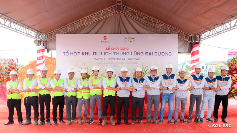 SOL E&C khởi công dự án tổ hợp khu du lịch thung lũng đại dương phân khu 3.6
