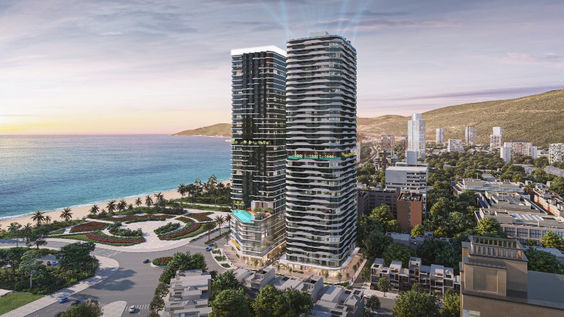 Khởi công dự án tổ hợp thương mại dịch vụ căn hộ du lịch và khách sạn Courtyard by Marriott Quy Nhơn, Bình Định