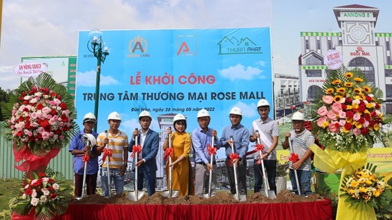 An Nông Land khởi công xây dựng Trung tâm thương mại dịch vụ Rose Mall