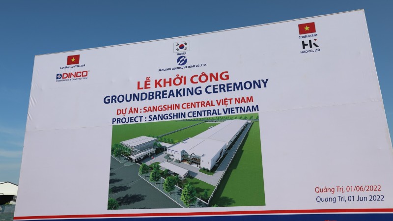 Groundbreaking Ceremony of Shangshin Central Vietnam Project