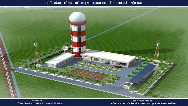 Khởi công xây dựng công trình Trạm radar sơ cấp, thứ cấp Nội Bài