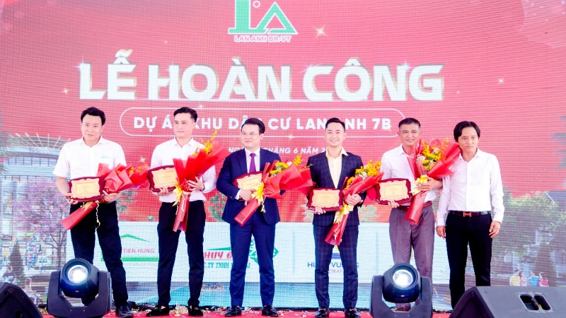 Công ty TNHH Lan Anh tổ chức lễ hoàn công dự án Lan Anh 7B
