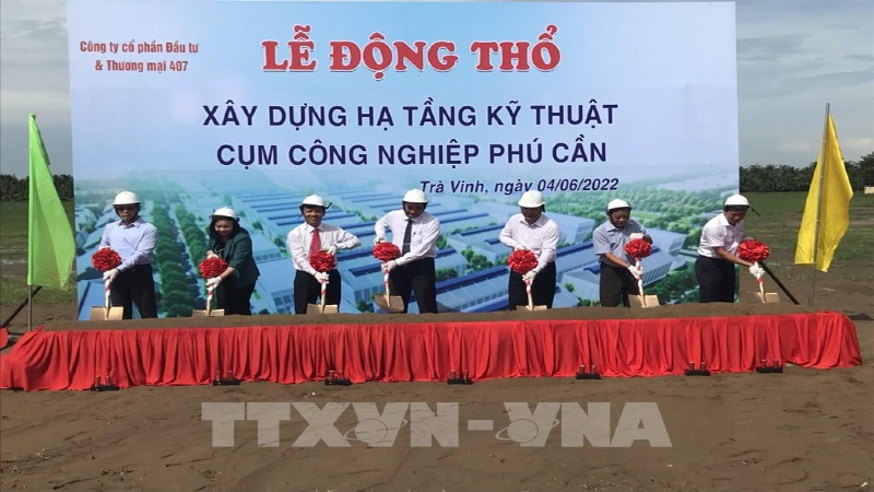 Xây dựng hạ tầng kỹ thuật cụm công nghiệp Phú Cần
