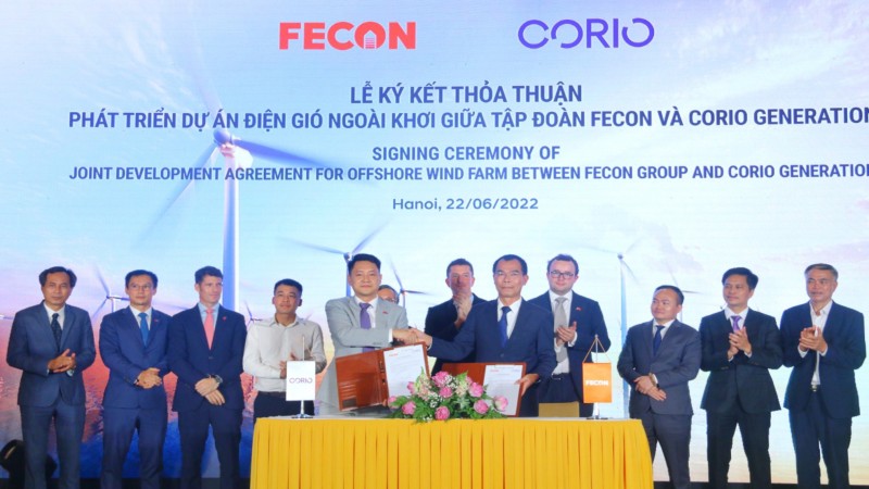 FECON hợp tác cùng Corio Generation tại dự án điện gió ngoài khơi Vũng Tàu