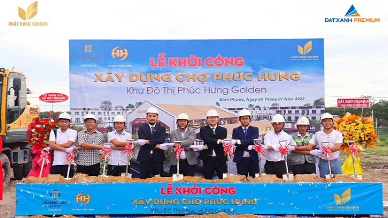 Khu đô thị Phúc Hưng Golden chính thức khởi công xây dựng hàng loạt hệ tiện ích