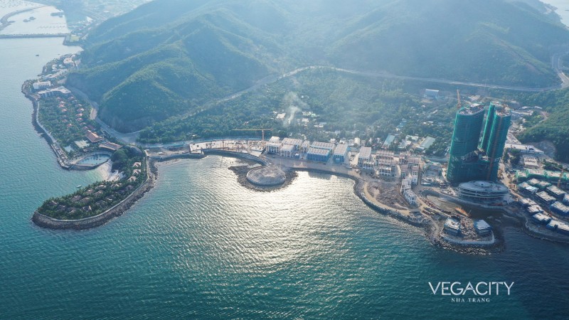 Tiến độ thi công thần tốc của Vega City Nha Trang