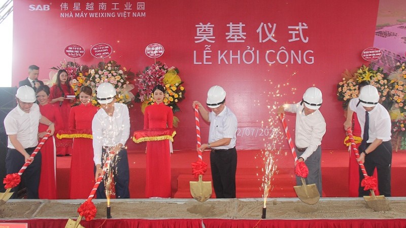 Thanh Hóa khởi công xây dựng Nhà máy Công nghiệp SAB Việt Nam tổng vốn gần 30 triệu USD