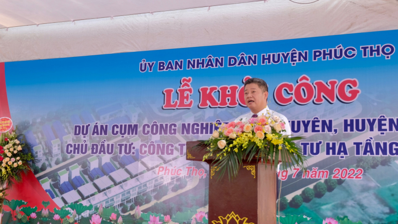 Hà Nội: Khởi công cụm công nghiệp tại huyện Phúc Thọ