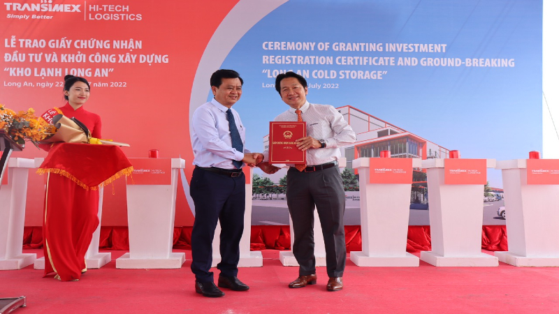 Khởi công xây dựng “Kho lạnh Long An” thuộc Tập đoàn Transimex