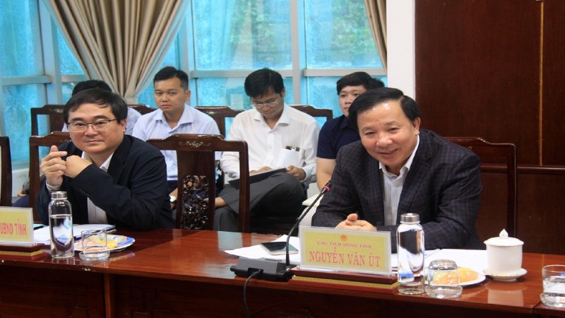Chủ tịch UBND tỉnh tiếp Đoàn khảo sát đầu tư tại Long An của STS Development