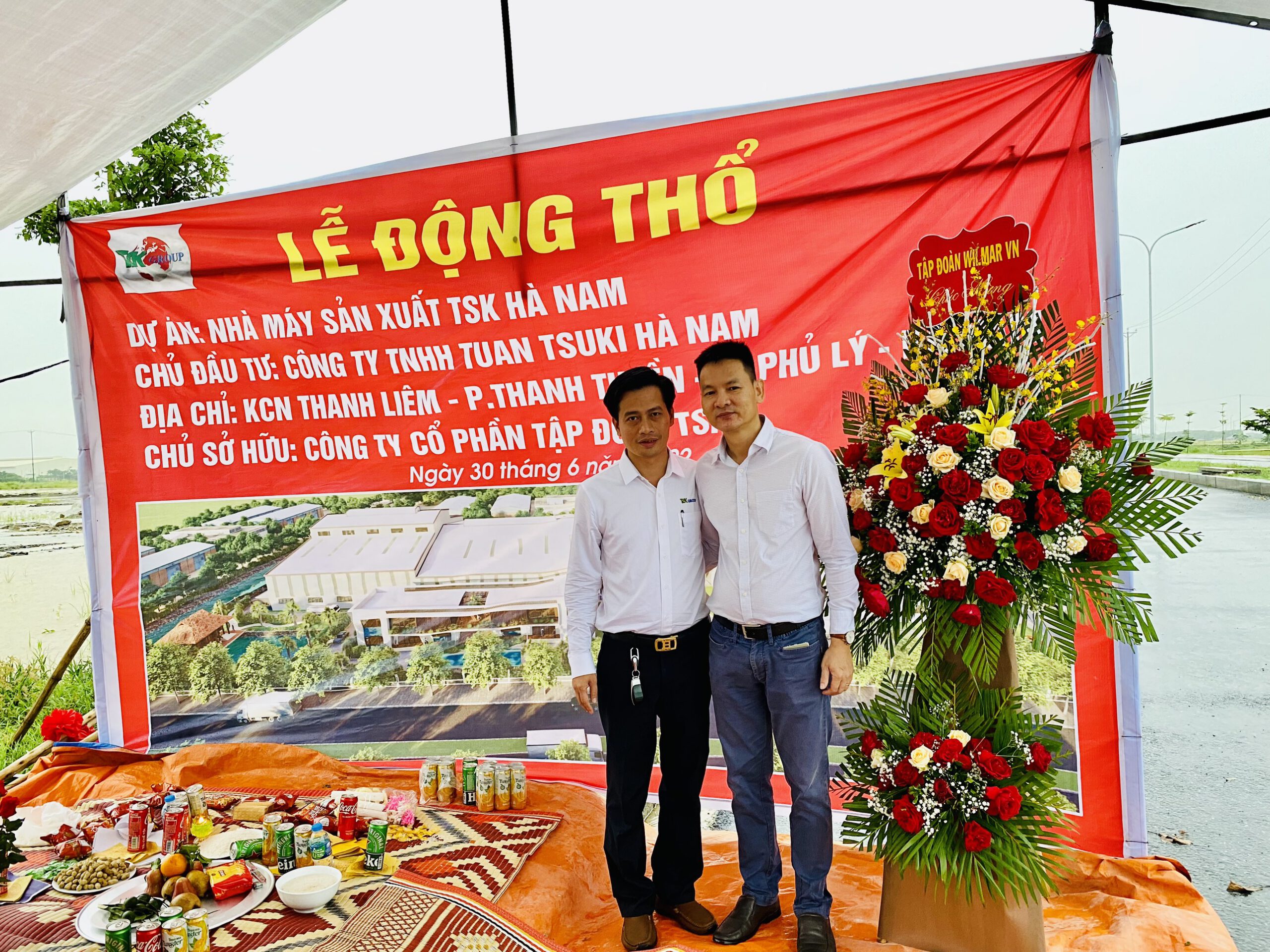 Lễ khởi công 2 Nhà máy mới của TSK Group tại KCN Thanh Liêm – Tỉnh Hà Nam