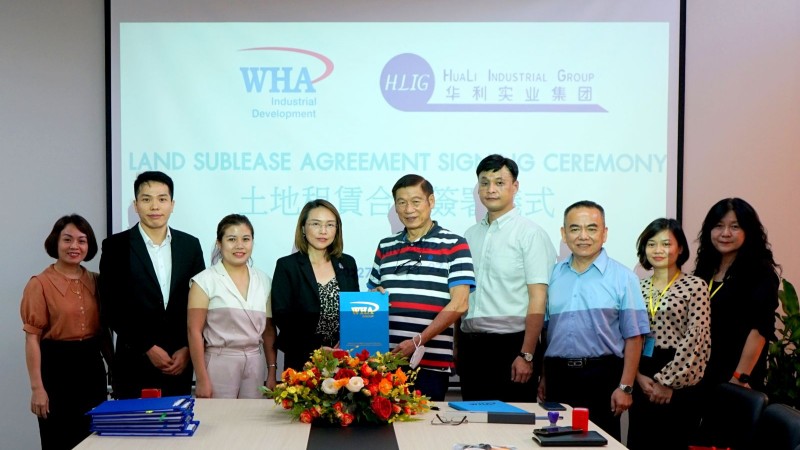 Tập đoàn Hoa Lợi ký hợp đồng thuê đất mở rộng nhà máy sản xuất mới tại KCN WHA Industrial Zone 1 – Nghệ An