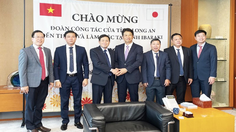 Đoàn công tác của tỉnh Long An thăm và làm việc tại Nhật Bản