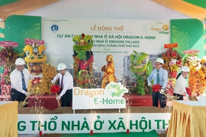 Động thổ dự án nhà ở xã hội Dragon E-Home TP. Thủ Đức