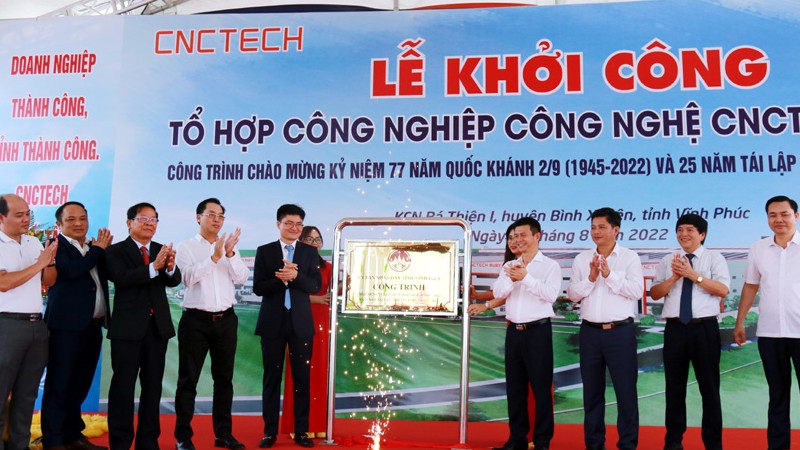 CNCTech khởi công dự án 1.700 tỷ tại Vĩnh Phúc