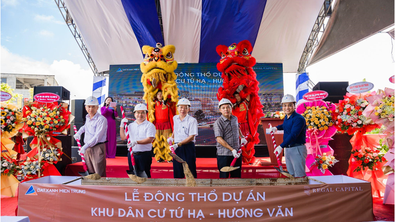 Đất Xanh Miền Trung khởi công dự án khu đô thị Regal Capital Huế