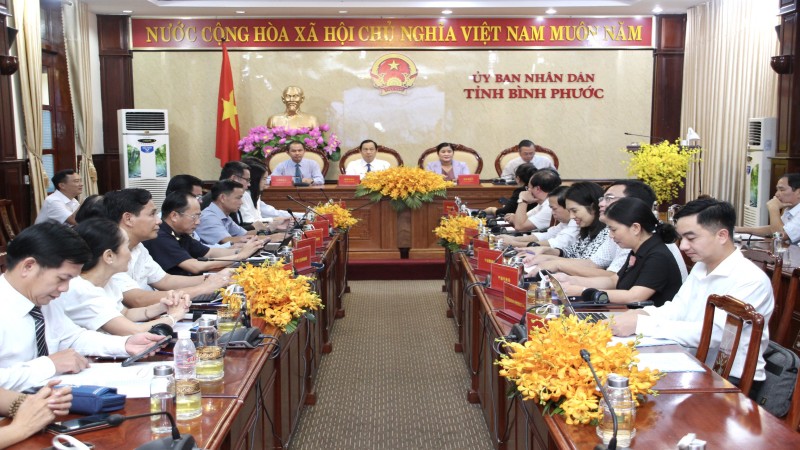 Tỉnh Bình Phước và Becamex IDC tổ chức Hội nghị xúc tiến đầu tư với Đài Loan