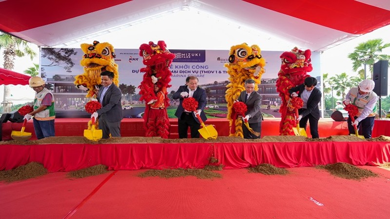 Khởi công xây dựng phố thương mại dịch vụ Mizuki Park