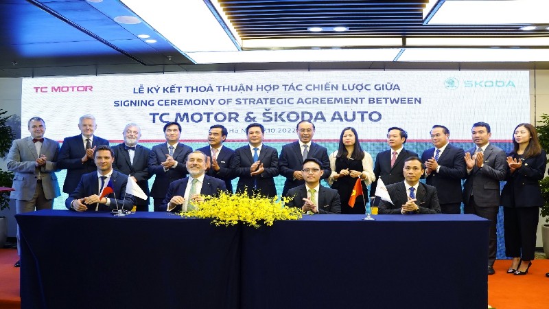 Lễ ký kết thỏa thuận hợp tác chiến lược giữa Thành Công Motor với Škoda Auto