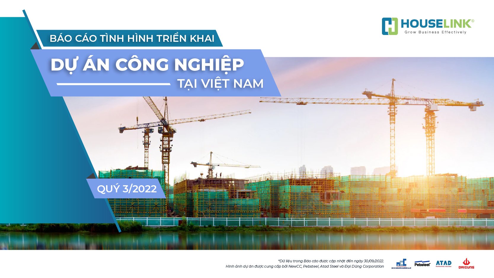 Báo cáo dự án xây dựng công nghiệp Q3/2022