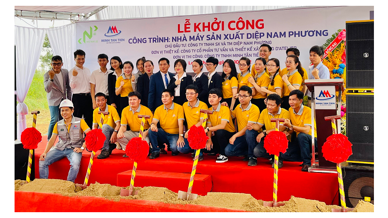 Đồng Nai: Công ty TNHH Diệp Nam Phương khởi công xây dựng nhà máy ở khu công nghiệp Bình Sơn