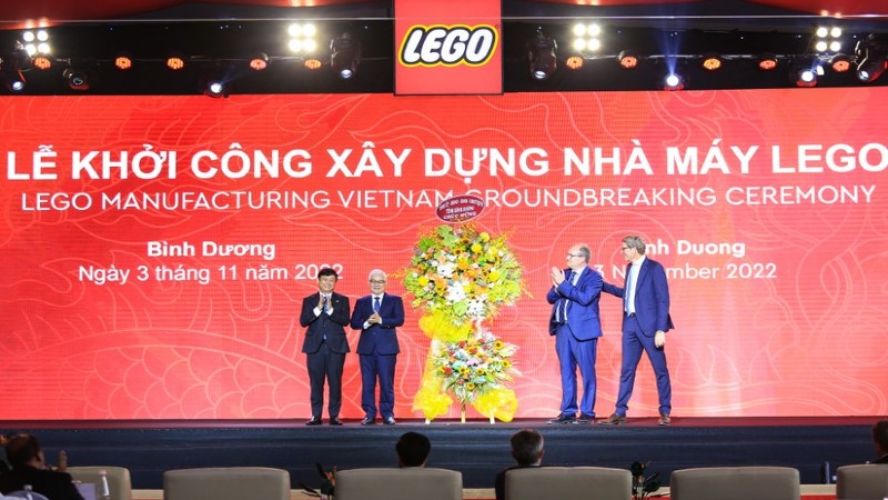 Tập đoàn LEGO khởi công nhà máy hơn 1 tỷ USD tại Bình Dương