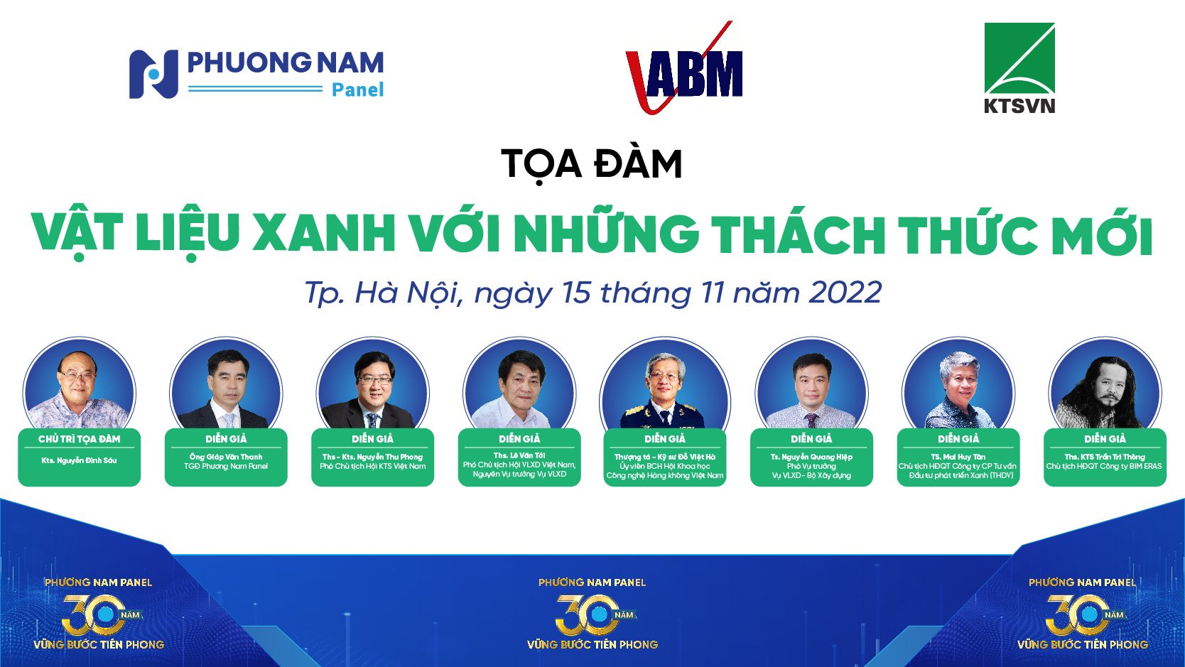 Phương Nam Panel tổ chức tọa đàm “Vật liệu xanh với những thách thức mới”