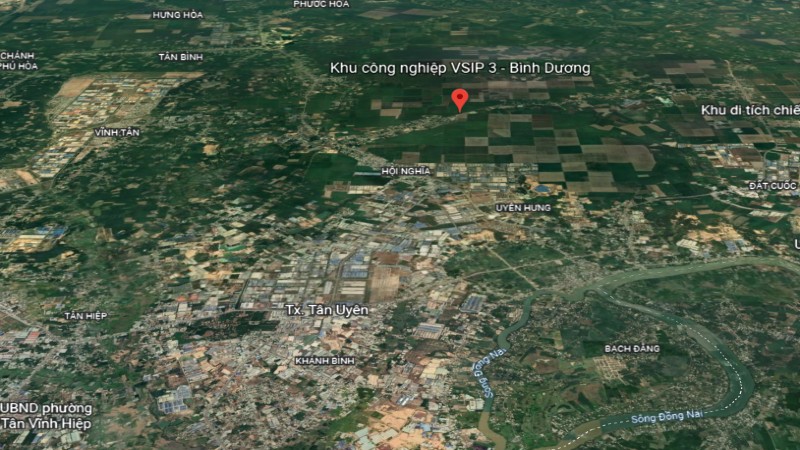 Giao 196ha đất để xây dựng dự án Khu công nghiệp Việt Nam - Singapore III
