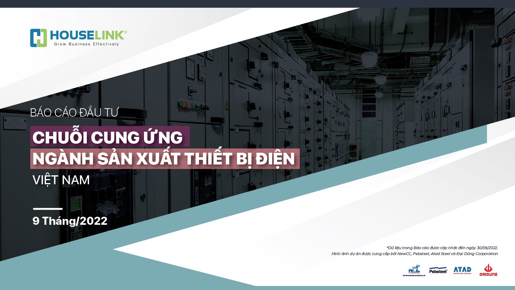 Báo cáo đầu tư: Chuỗi cung ứng đầu tư sản xuất ngành thiết bị điện 9 tháng 2022 tại Việt Nam