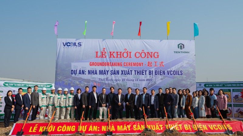 Khởi công Dự án Nhà máy Sản xuất Thiết bị Điện Vcoils
