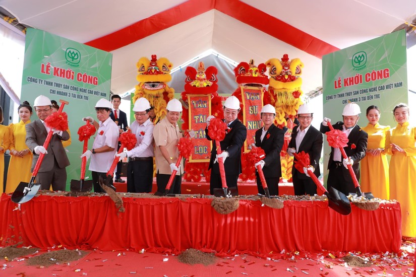 C.P Việt Nam khởi công nhà máy thủy sản công nghệ cao ở Bến Tre